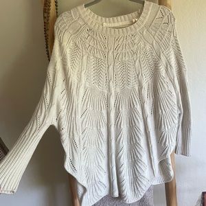 NWOT Cream knit sweater